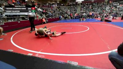 90 lbs Semifinal - Bobby Blanton, Paris Wrestling Club vs Tucker Chambers-Ennis, Dover Youth Wrestling Club