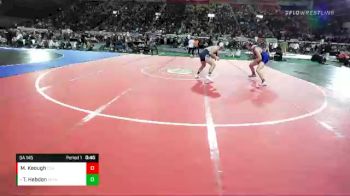 5A 145 lbs Cons. Round 3 - Tim Hebdon, Skyview vs Mason Keough, Coeur D`Alene