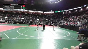 96 lbs Cons. Round 3 - Landon Wilson, NBHA vs Dawson Martz, ARC3