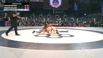 157 lbs Cons. Rd Of 128 - Greyson Nielson, South Dakota vs Drezdyn Ballard, Texas
