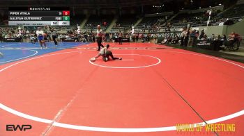 68 lbs Consi Of 8 #1 - Piper Ayala, Team Nazar vs Aaliyah Gutierrez, Pomona Elite Girls