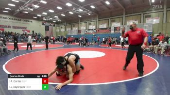 165 lbs Quarterfinal - Ayden Cortez, Clovis West vs Junior Bojorquez, South