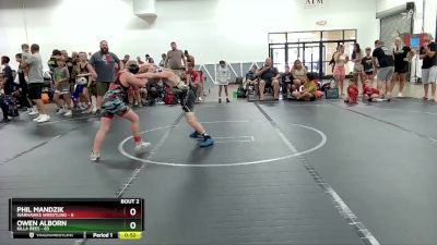 92 lbs Round 1 (4 Team) - Owen Alborn, Killa Bees vs Phil Mandzik, Warhawks Wrestling