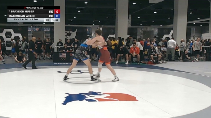 Matpac 78 kg 7th Place Match - Braydon Huber, MATPAC Wrestling Club vs ...