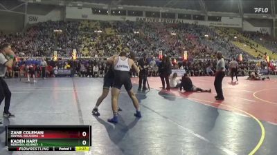 174 lbs Semis & 3rd Wb (16 Team) - Kaden Hart, Nebraska-Kearney vs Zane Coleman, Central Oklahoma