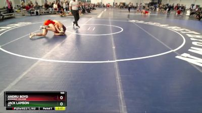 165 lbs Quarterfinal - Andru Boyd, Roanoke College vs Jack Lamson, RIT