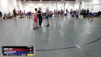 125 lbs Round 1 (8 Team) - Gage Olds, Louisiana vs Luke Barmann, Missouri Blue