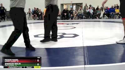 139 lbs Round 3 (6 Team) - Mason Nagel, Burnett Trained vs Emerson Biglin, Fort Hammers