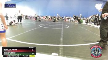 49 lbs Round 1 (4 Team) - Waylon Macke, Firebird Elite vs Corby Jones, OpenMats Wrestling Club