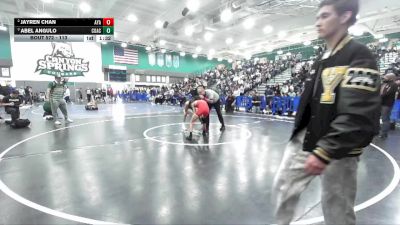 113 lbs Semifinal - Abel Angulo, Coachella Valley vs Jayren Chan, Ayala