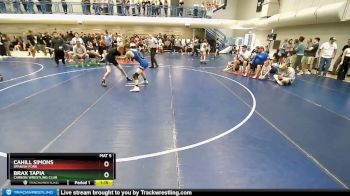 138 lbs Cons. Semi - Brax Tapia, Carbon Wrestling Club vs Cahill Simons, Spanish Fork