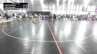 U20 Women - 55 lbs Champ. Round 3 - Angela Bianchi, WI vs Calli Gilchrist, CT