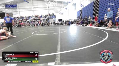 100 lbs Cons. Round 2 - Liam Foos, Nixa vs Tayten Zens, South Dakota