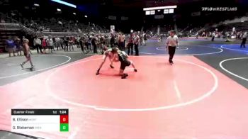 145 lbs Quarterfinal - Brady Ellison, Montana Disciples vs Oakley Blakeman, Spearfish Spartan Wrestling