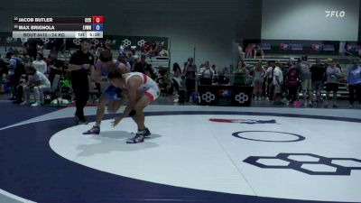 74 kg Cons. Sub-rd Of 16 - Jacob Butler, C2X vs Max Brignola, Lehigh Valley Wrestling RTC