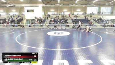 165 lbs Champ. Round 1 - Aslanbek Sharipov, Ithaca vs Jonathan Neypes, Norwich