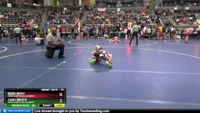 70 lbs Cons. Round 3 - Reed Bovy, Moen Wrestling Academy vs Cash Brock, Moen Wrestling Academy