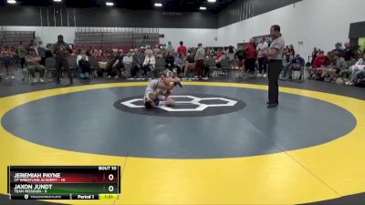 85 lbs 2nd Wrestleback (8 Team) - Jeremiah Payne, CP Wrestling Academy vs Jaxon Jundt, Team Missouri