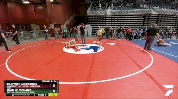 94 lbs 1st Place Match - Ryan Whisenant, Greybull Basin Athletic Club vs Kaidynce Alexander, Moorcroft Mat Masters Wrestling Club