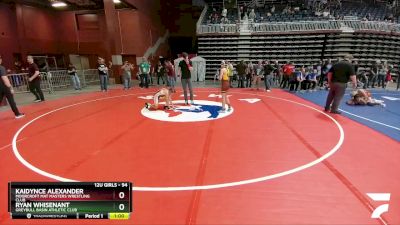 94 lbs 1st Place Match - Ryan Whisenant, Greybull Basin Athletic Club vs Kaidynce Alexander, Moorcroft Mat Masters Wrestling Club