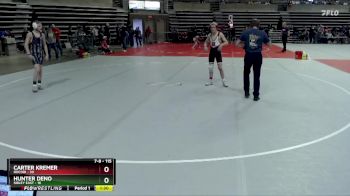 115 lbs Champ. Round 1 - Carter Kremer, Rocori vs Hunter Deno, Sibley East