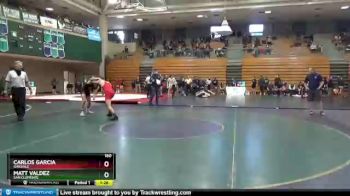 160 lbs Quarterfinal - Matt Valdez, San Clemente vs Carlos Garcia, Oakdale