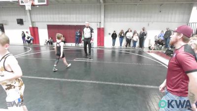 52 lbs Round Of 16 - Case Combs, Cowboy Wrestling Club vs Jasper McKisson, Perry Wrestling Academy