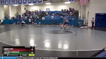 165 lbs Cons. Round 3 - Heston Murdock, Dubuque vs Jessy Diaz, Dubuque