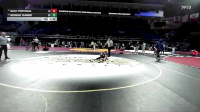 106 lbs Semifinal - Alex Portugal, Elk Grove vs Benson Tanner, Del Oro