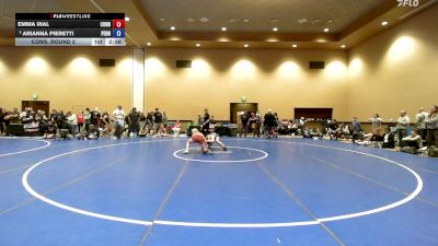 130 lbs Cons. Round 2 - Emma Rial, Connecticut vs Arianna Pieretti, Pennsylvania