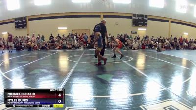 84 lbs Quarterfinal - Michael Dudak Iii, Region Wrestling Academy vs Myles Burks, Perry Meridian Wrestling Club