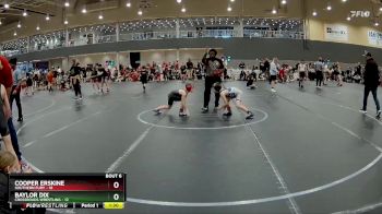 68 lbs Round 2 (6 Team) - Baylor Dix, Crossroads Wrestling vs Cooper Erskine, Southern Fury
