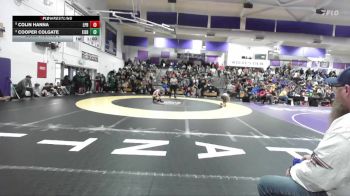 Boys 108 lbs Cons. Round 2 - Cooper Colgate, Evergreen Boys vs Colin Hanna, Las Plumas Boys