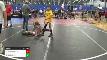 42 lbs Rr Rnd 1 - Brady Bellavia, Highland vs Auben Sweeting, Husky Wrestling Club