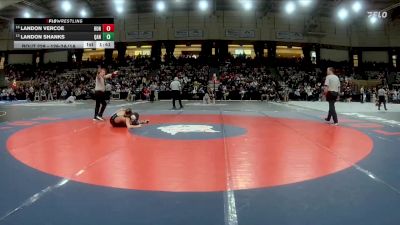 126-2A/1A Quarterfinal - Landon Shanks, Queen Annes County High School vs Landon Vercoe, Huntingtown