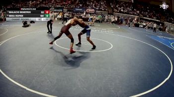 D 3 157 lbs Champ. Round 1 - Mika Roper, Vinton vs Malachi Benetrix, De La Salle