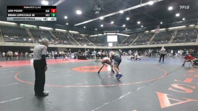 171 lbs Quarterfinal - Levi Foust, New Florence vs Brian LoPiccolo Jr, Holtsville