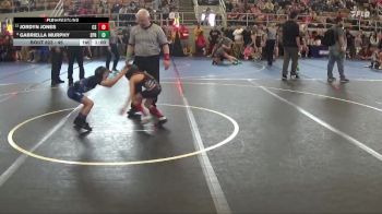 45 lbs 7th Place Match - Jordyn Jones, Canton South vs Gabriella Murphy, Springboro