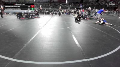 85 lbs Round Of 16 - Jackson Pressman, Shore Thing vs Harrison Kreiger, Cja