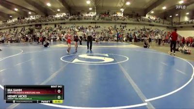 70 lbs Cons. Round 3 - Henry Hicks, Angry Fish Wrestling-A vs Ira Samm, Greater Heights Wrestling-AAA