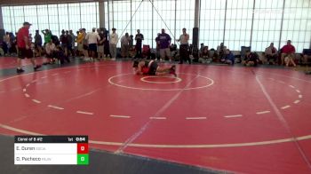 130 lbs Consi Of 8 #2 - Elijah Duren, Social Circle USA Takedown vs Daniel Pacheco, Flowery Branch Jr. Wrestling