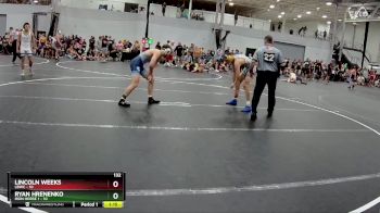 132 lbs Round 1 (8 Team) - Ryan Hrenenko, Iron Horse 1 vs Lincoln Weeks, LBWC