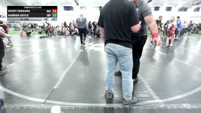 84 lbs Round Robin 3 - Wyatt Parsons, Ohio Titan Gold - EL vs Kamden Doyle, Omp