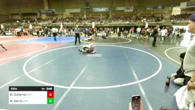 69 lbs Consi Of 4 - Mateo Gutierrez, Northside Wrestling vs Wyatt Garris, Animal House WC