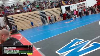 45 lbs 5th Place Match - Jordan Rightmyer, Cloverdale Wrestling Club vs Declan Ehrich, North Vermillion