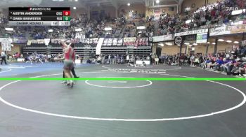 175 lbs Champ. Round 1 - Austin Andersen, Cottonwood Falls-Chase County HS vs Owen Brewster, Plainville HS