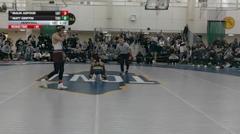125 lbs Semifinal - Matt Griffin, Tcnj vs Malik Asfour, Eastern