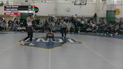 125 lbs Semifinal - Matt Griffin, Tcnj vs Malik Asfour, Eastern