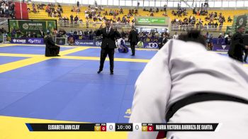 Maria Victoria Barboza De Santia vs Elisabeth Ann Clay 2025 Brasileiro Jiu-Jitsu IBJJF