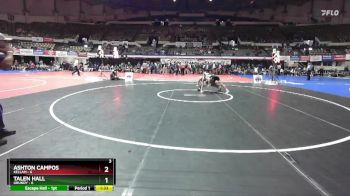 120 lbs Quarters & Wb (16 Team) - ASHTON CAMPOS, Kellam vs Talen Hall, Grundy